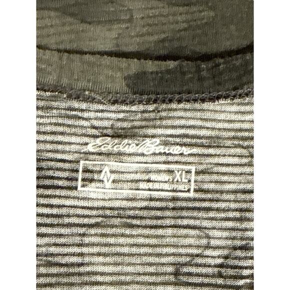 Eddie Bauer Women's Scoop Neck Camo Racerback Pullover Tank Top Size XL Green - Picture 6 of 7